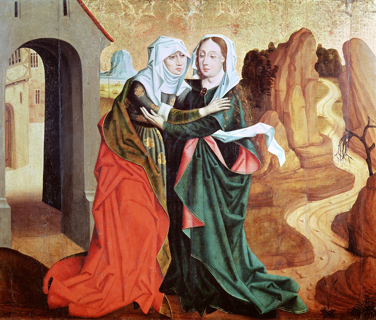 Die Heimsuchung, ca. 1460 von German School