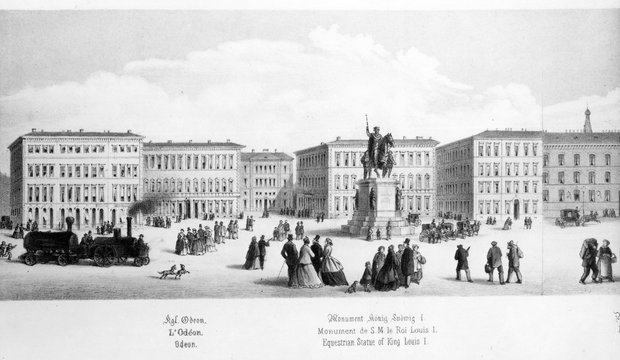 Ansicht von München, 1869 von German School