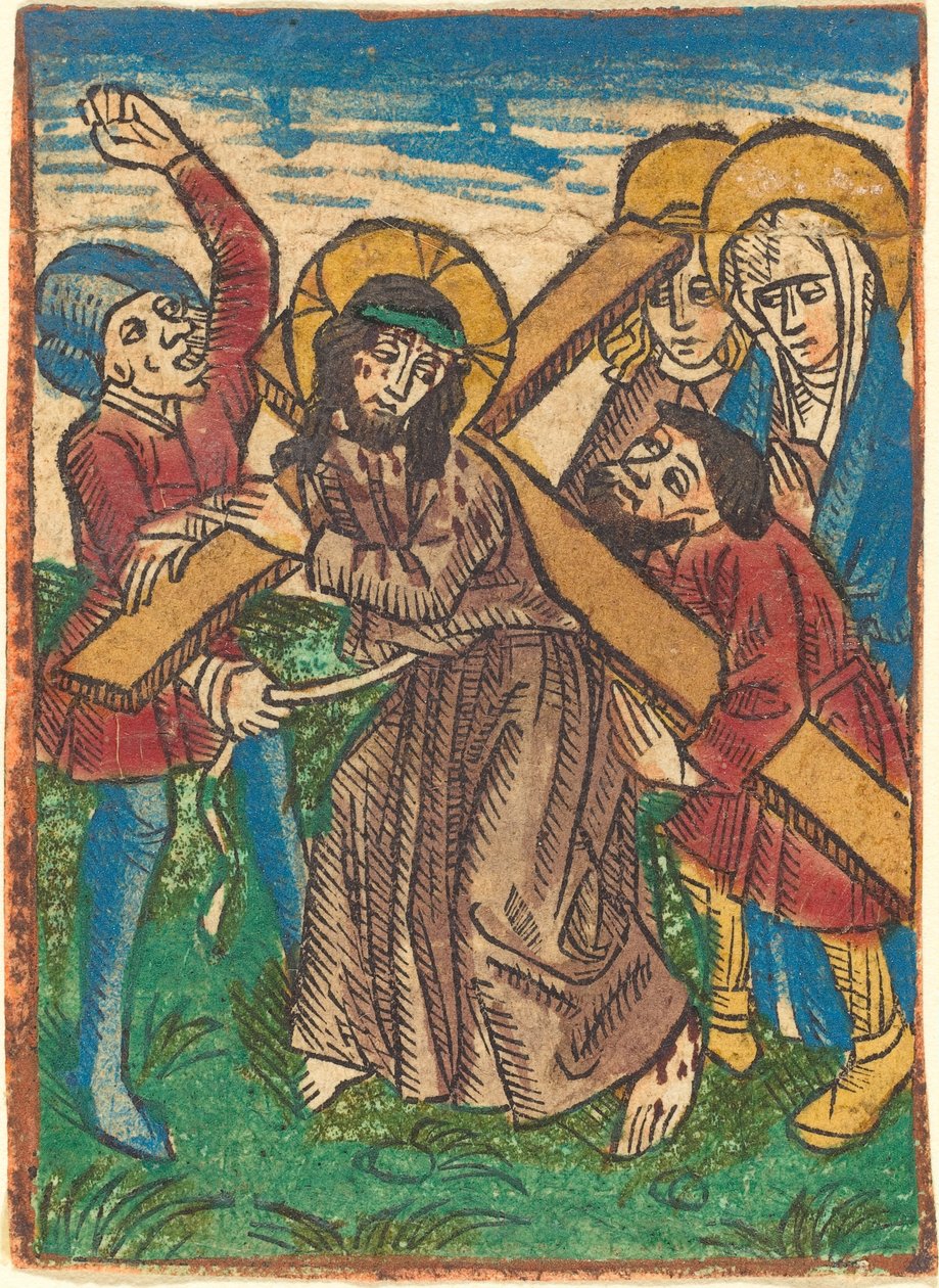 Christus trägt das Kreuz von German 15th Century