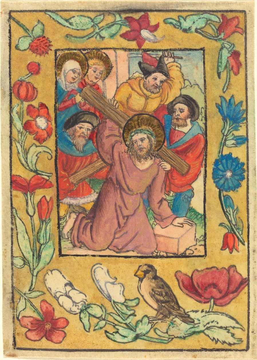 Christus trägt das Kreuz von German 15th Century
