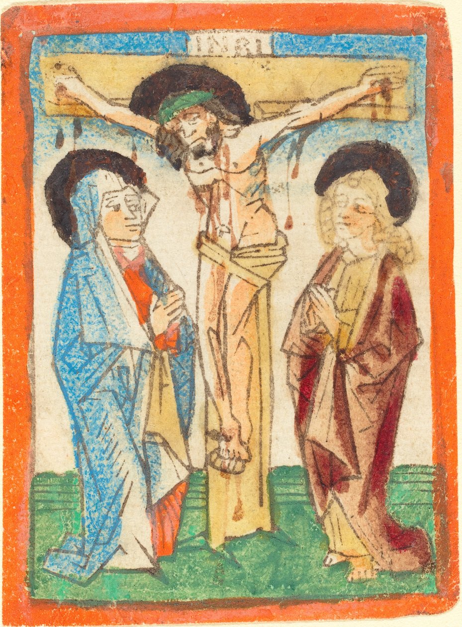 Christus am Kreuz von German 15th Century