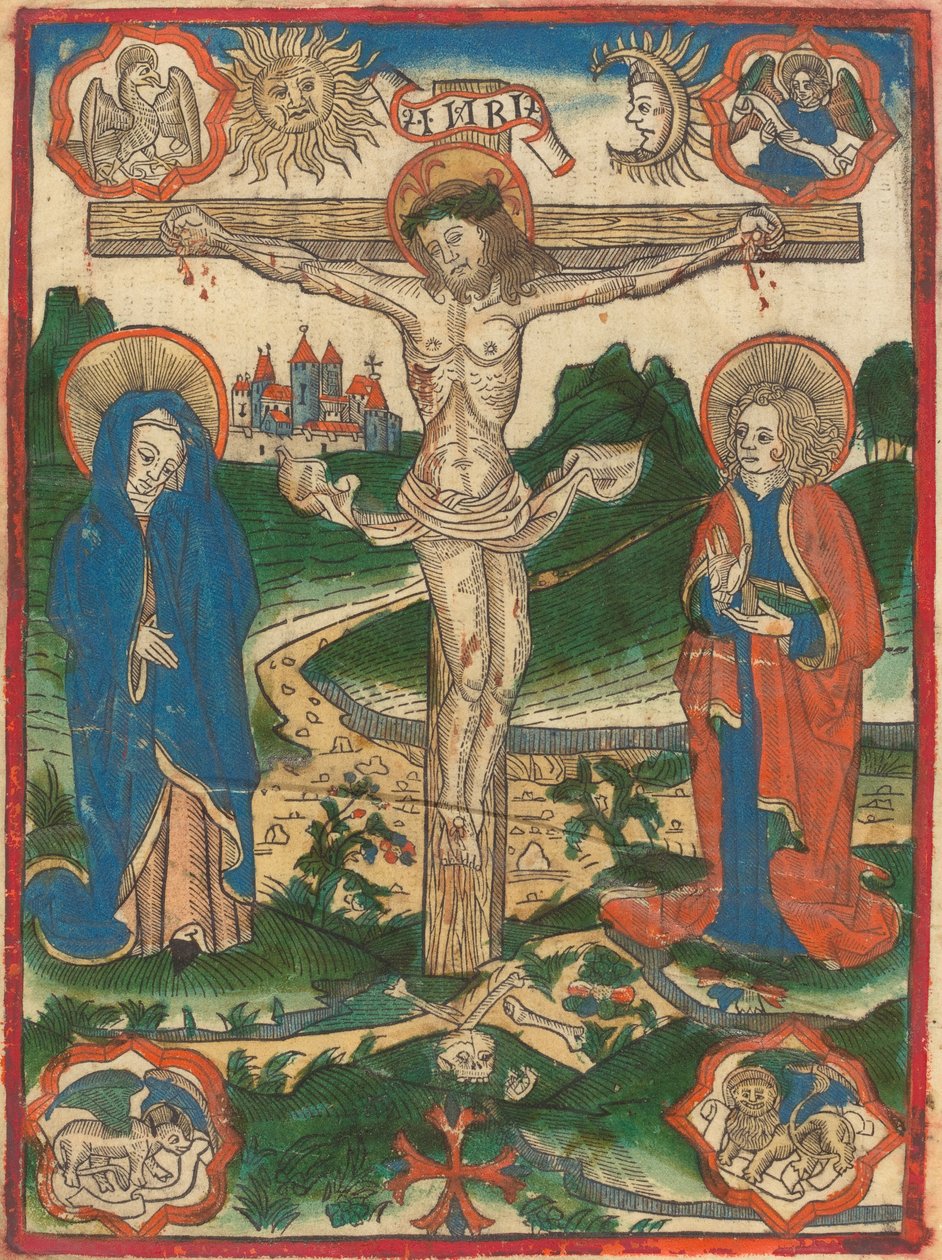 Christus am Kreuz von German 15th Century