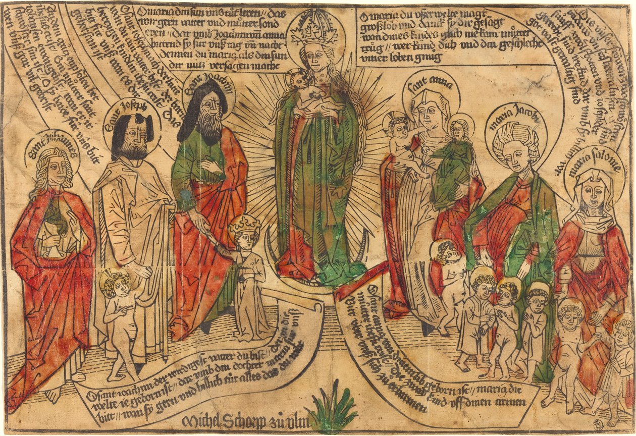 Heilige Sippe von German 15th Century