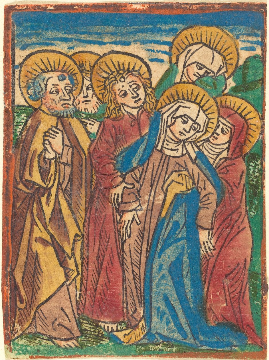 Überwältigte Madonna von German 15th Century