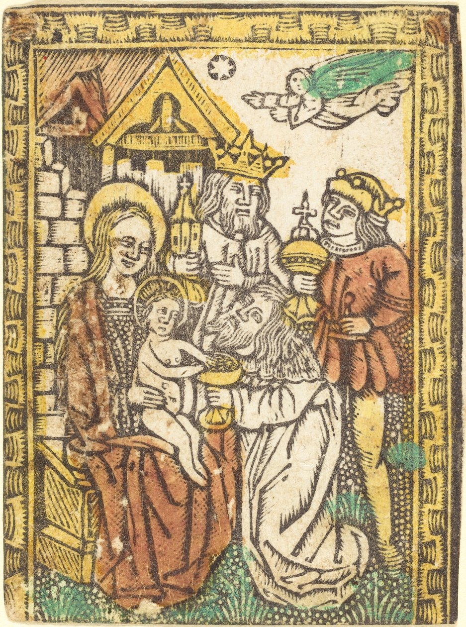 Die Anbetung der Könige von German 15th Century