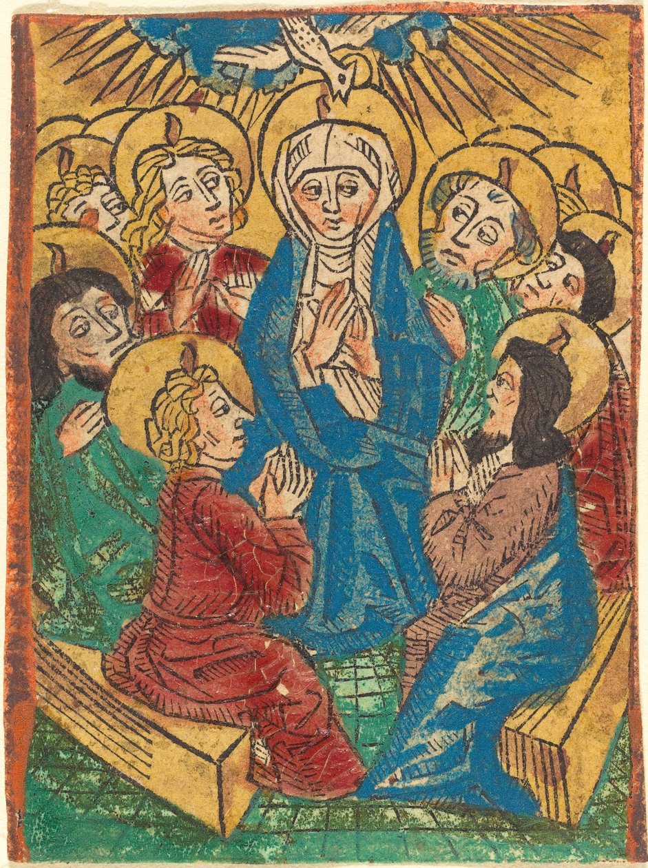 Der Abstieg des Heiligen Geistes von German 15th Century