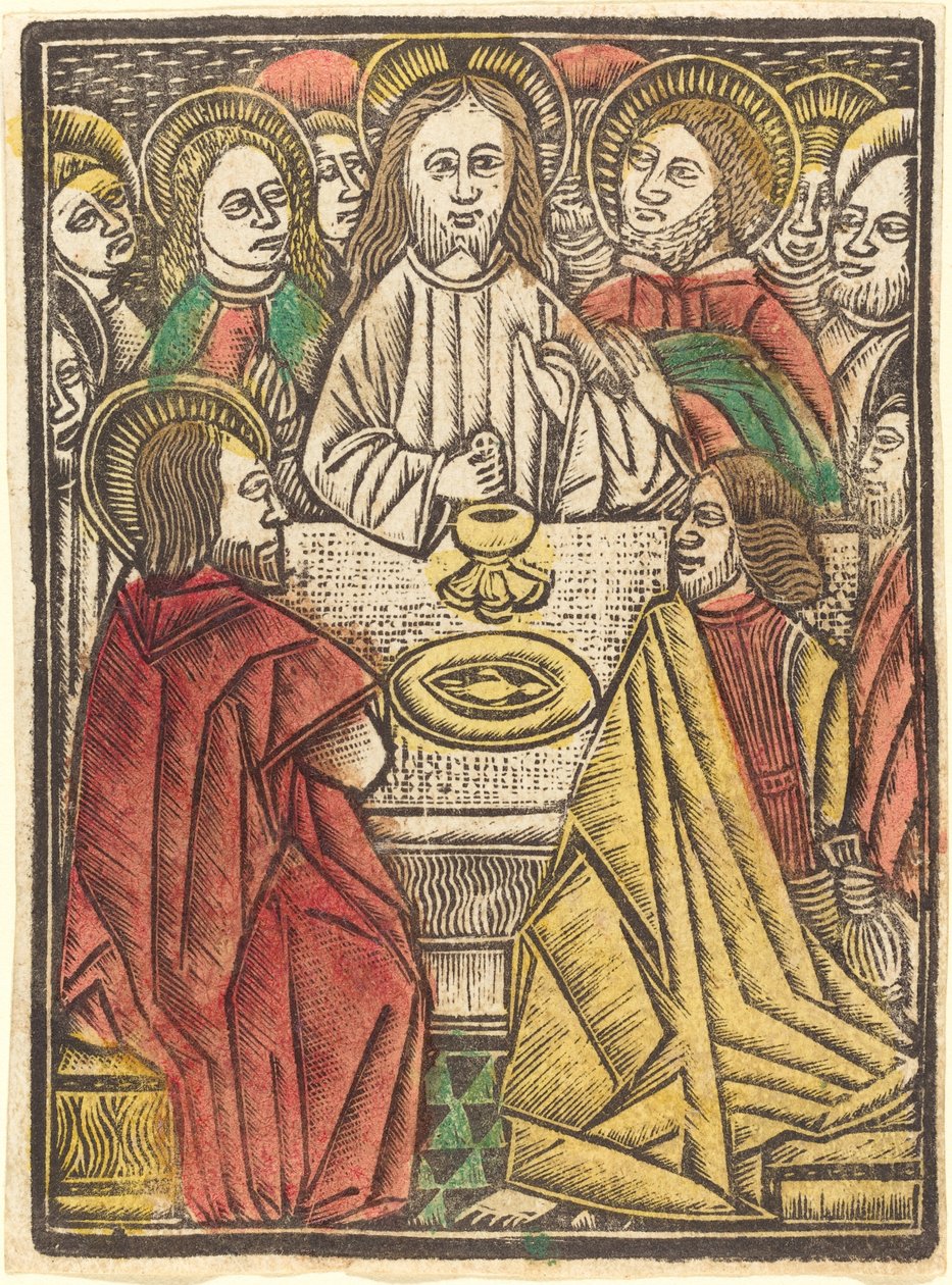 Das letzte Abendmahl von German 15th Century