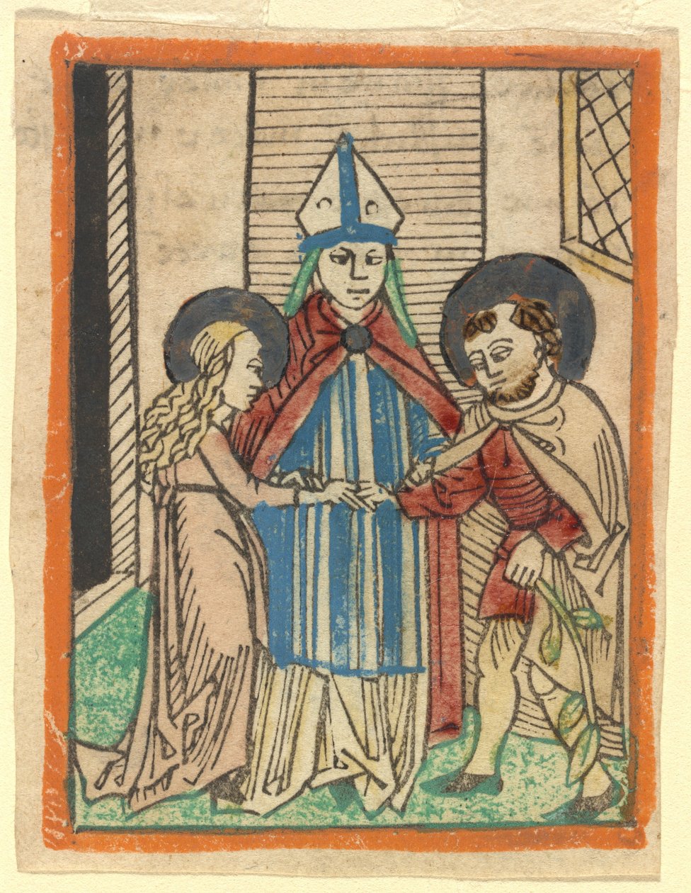 Die Heirat der Jungfrau von German 15th Century