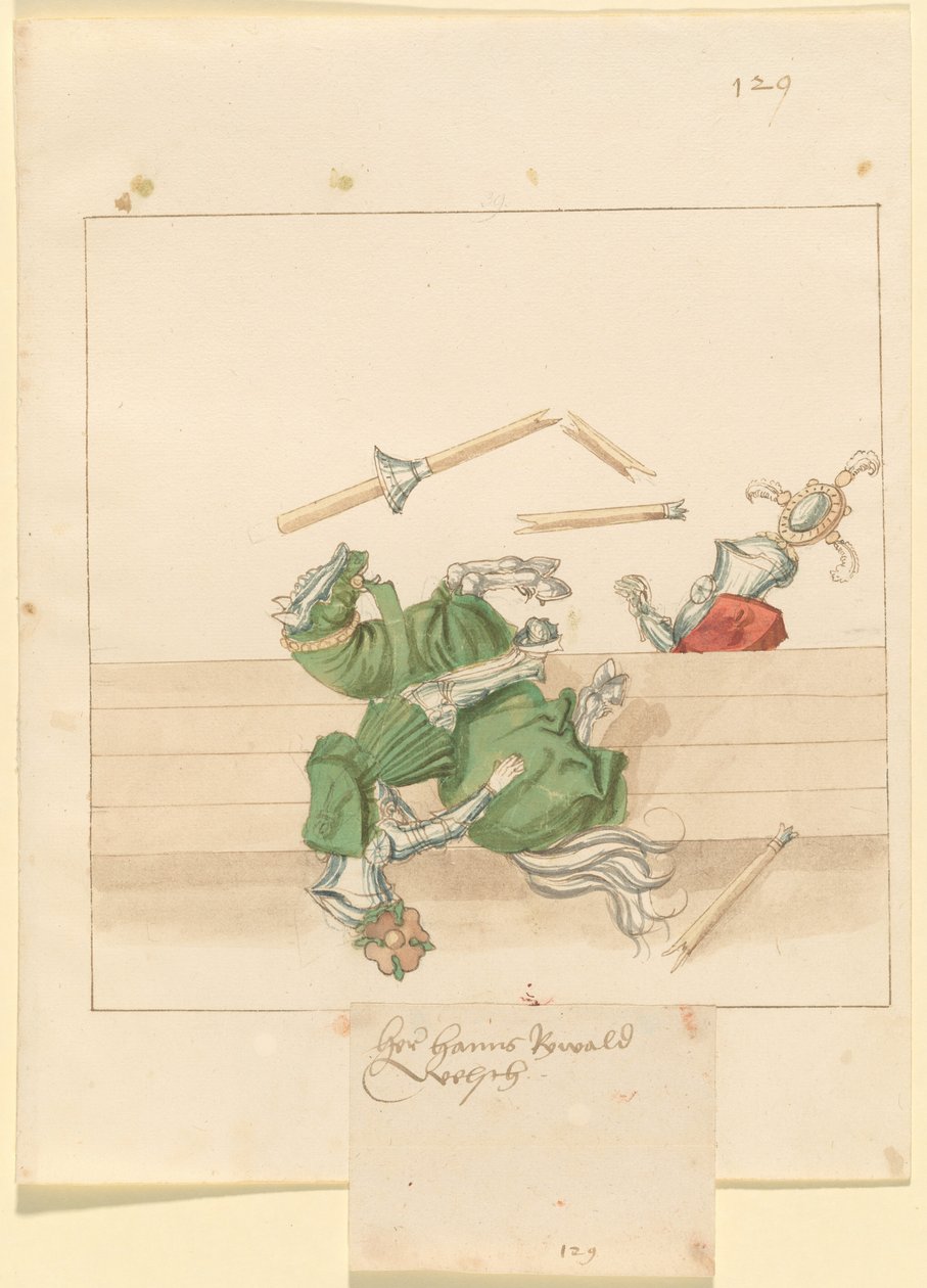 Italienisches Friedens-Turnier von German 16th Century