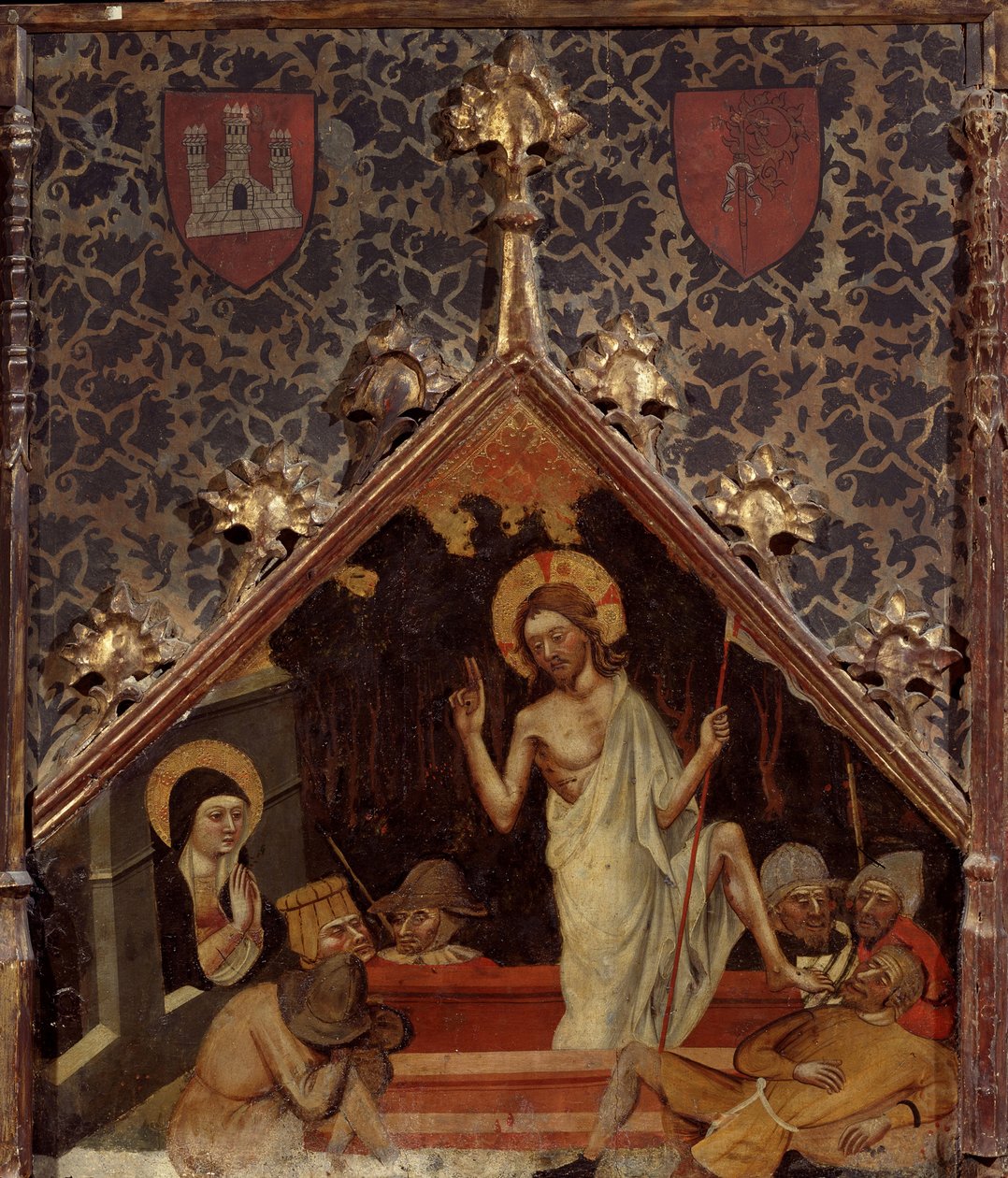 Die Auferstehung Christi, 15. Jahrhundert von German Master