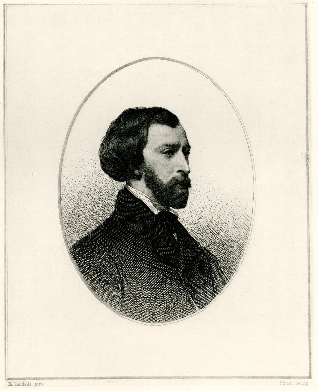 Alfred de Musset von German School
