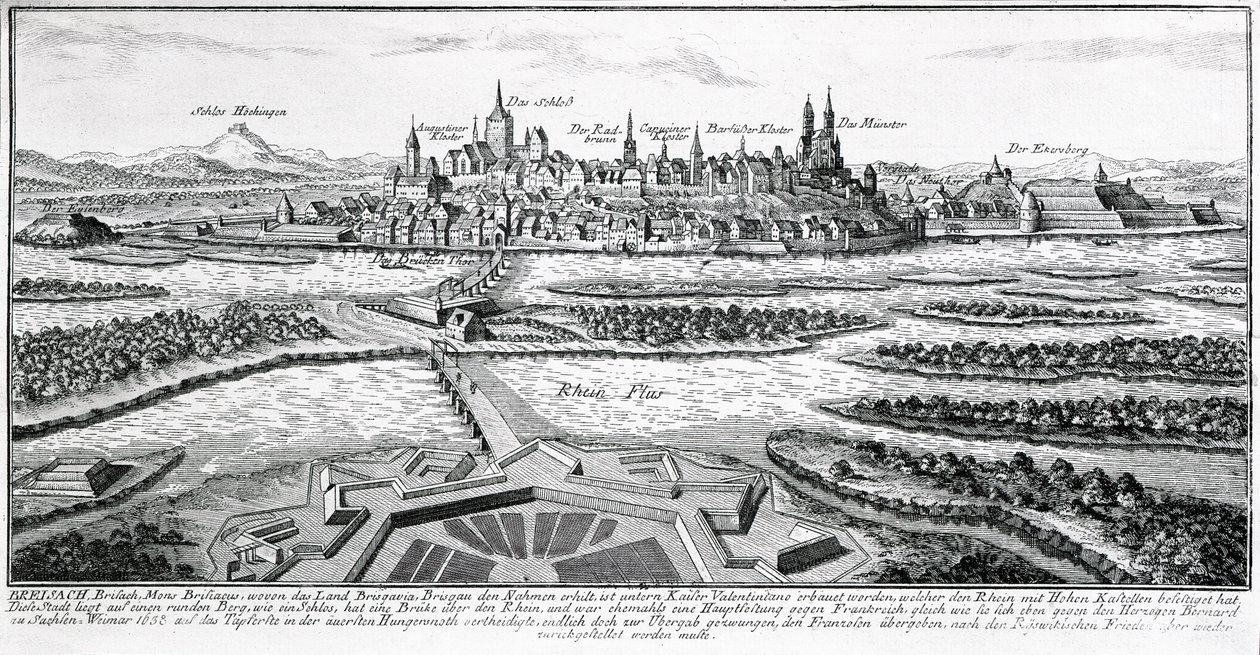 Breisach (Radierung) von German School