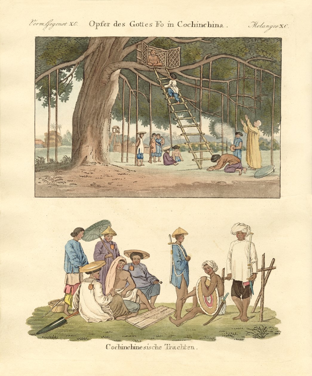 Gebrauche und Kleider der Cochin-Chinesen von German School