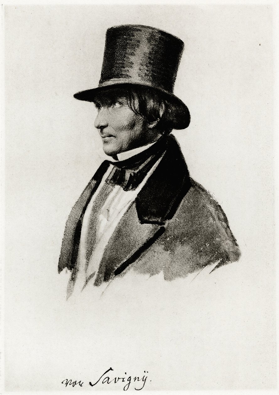 Friedrich Carl von Savigny von German School
