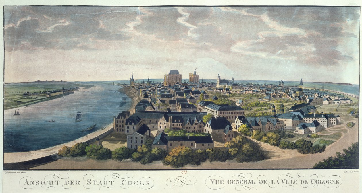 Gesamtansicht von Köln von German School
