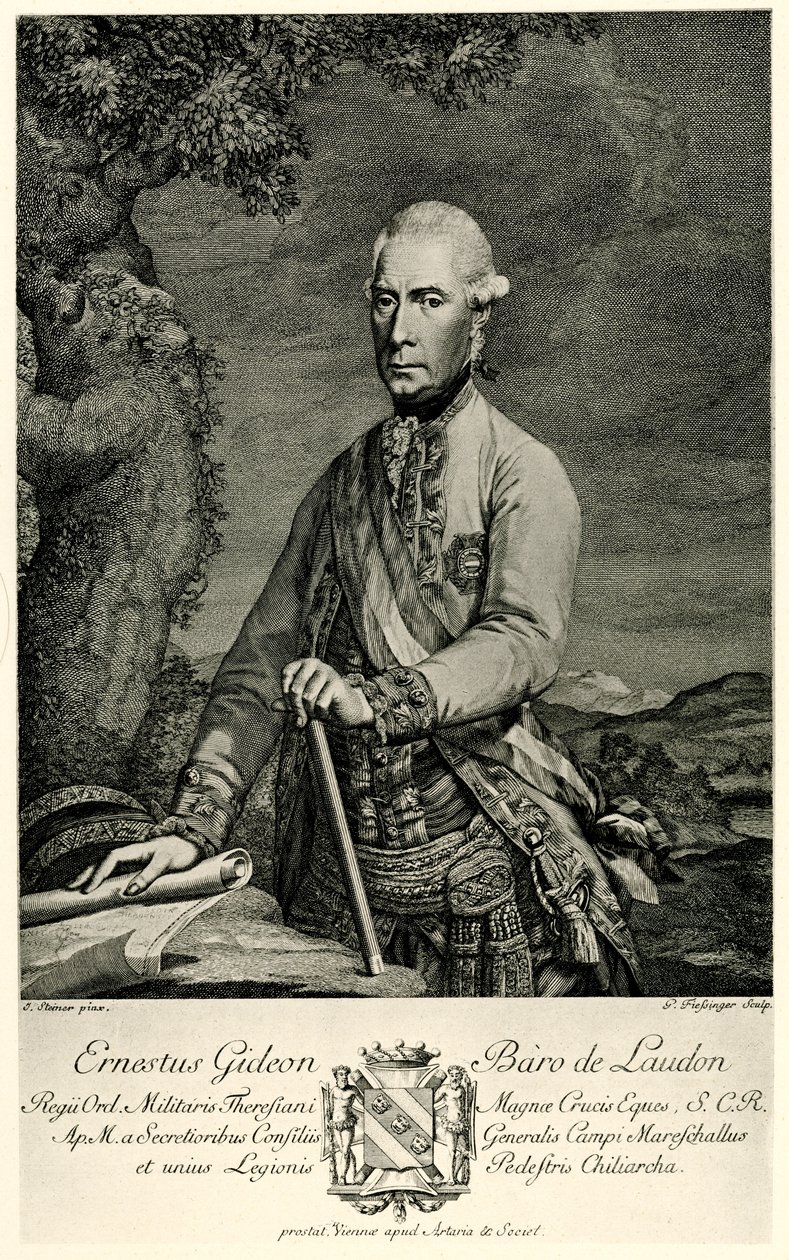 Gideon Ernst Freiherr von Laudon von German School