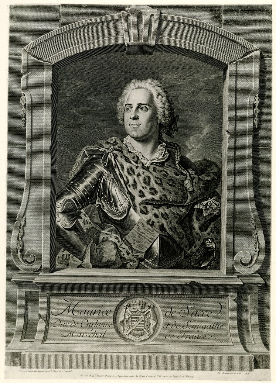 Marschall Moritz von Sachsen von German School