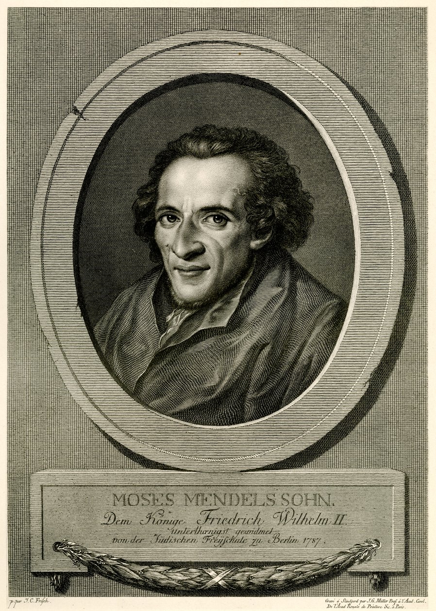 Moses Mendelssohn von German School