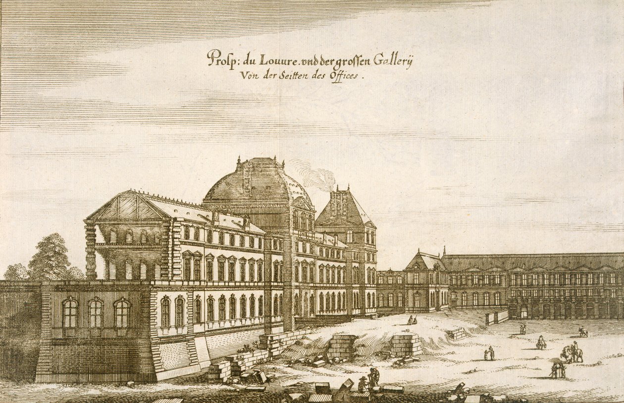 Palais du Louvre von German School