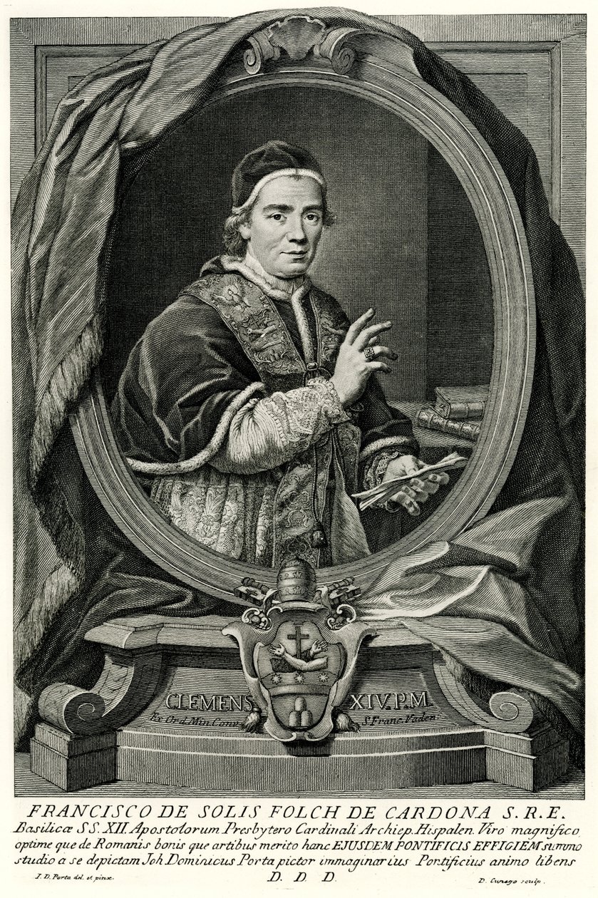 Papst Clemens XIV. von German School