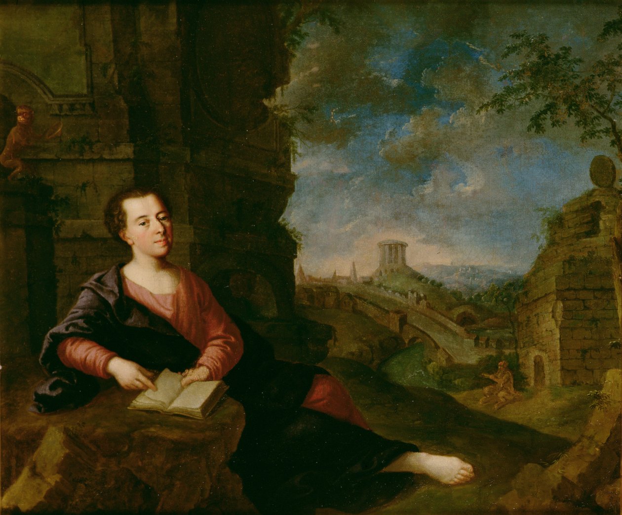 Porträt von Johann Joachim Winckelmann (1717-68) von German School