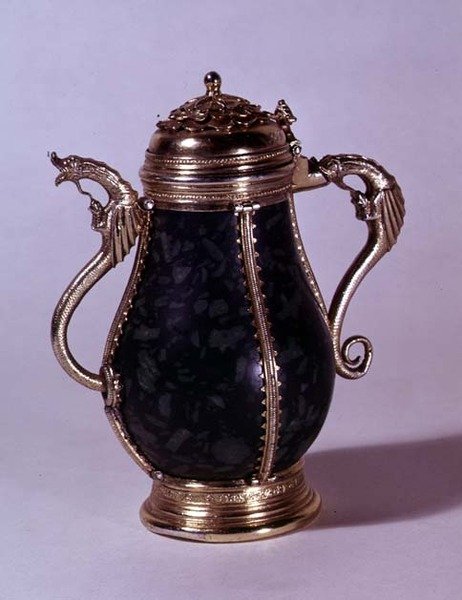 Silbervergoldeter Ewer, ca. 1489 von German School
