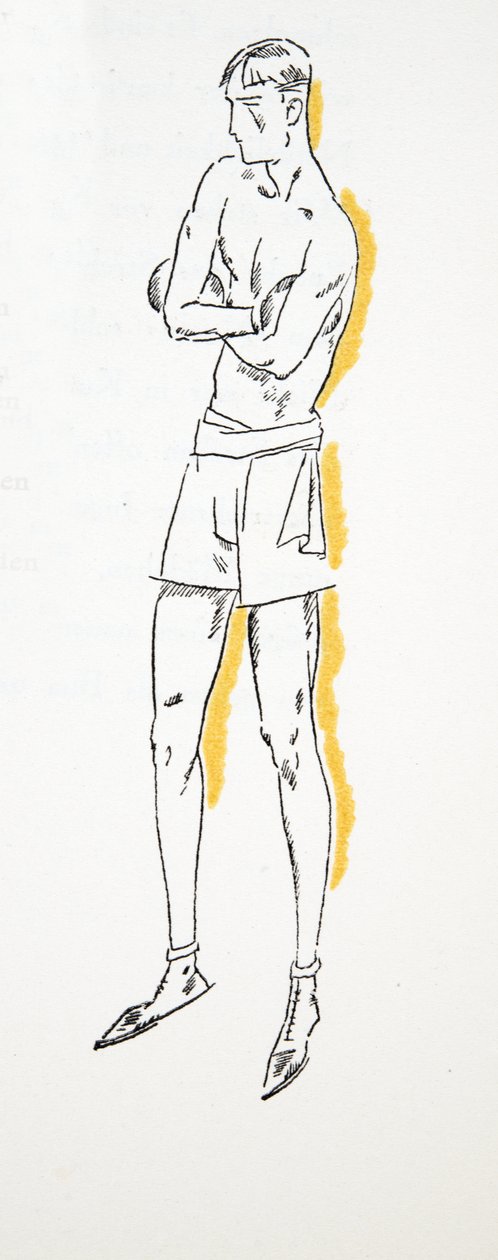 Der Boxer, aus Styl, veröffentlicht 1922 von German School
