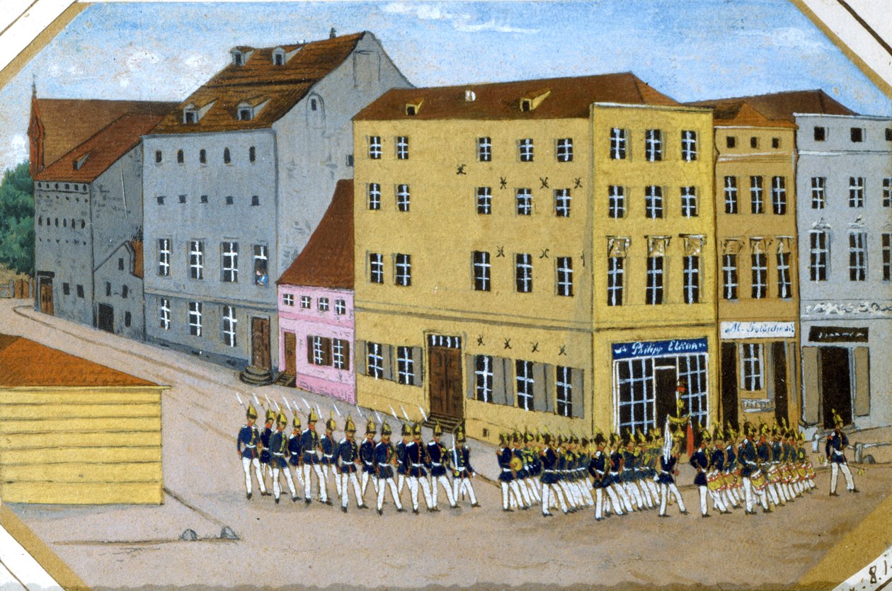 Das Krankenhauslager in Scutari, 1857 von German School
