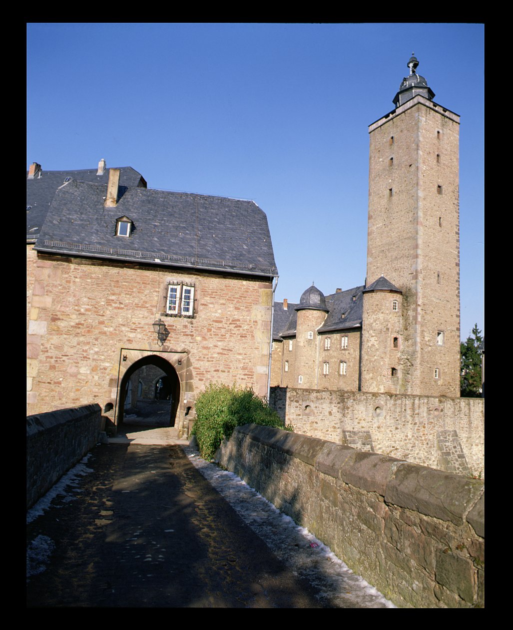 Ansicht von Schloss Steinau von German School