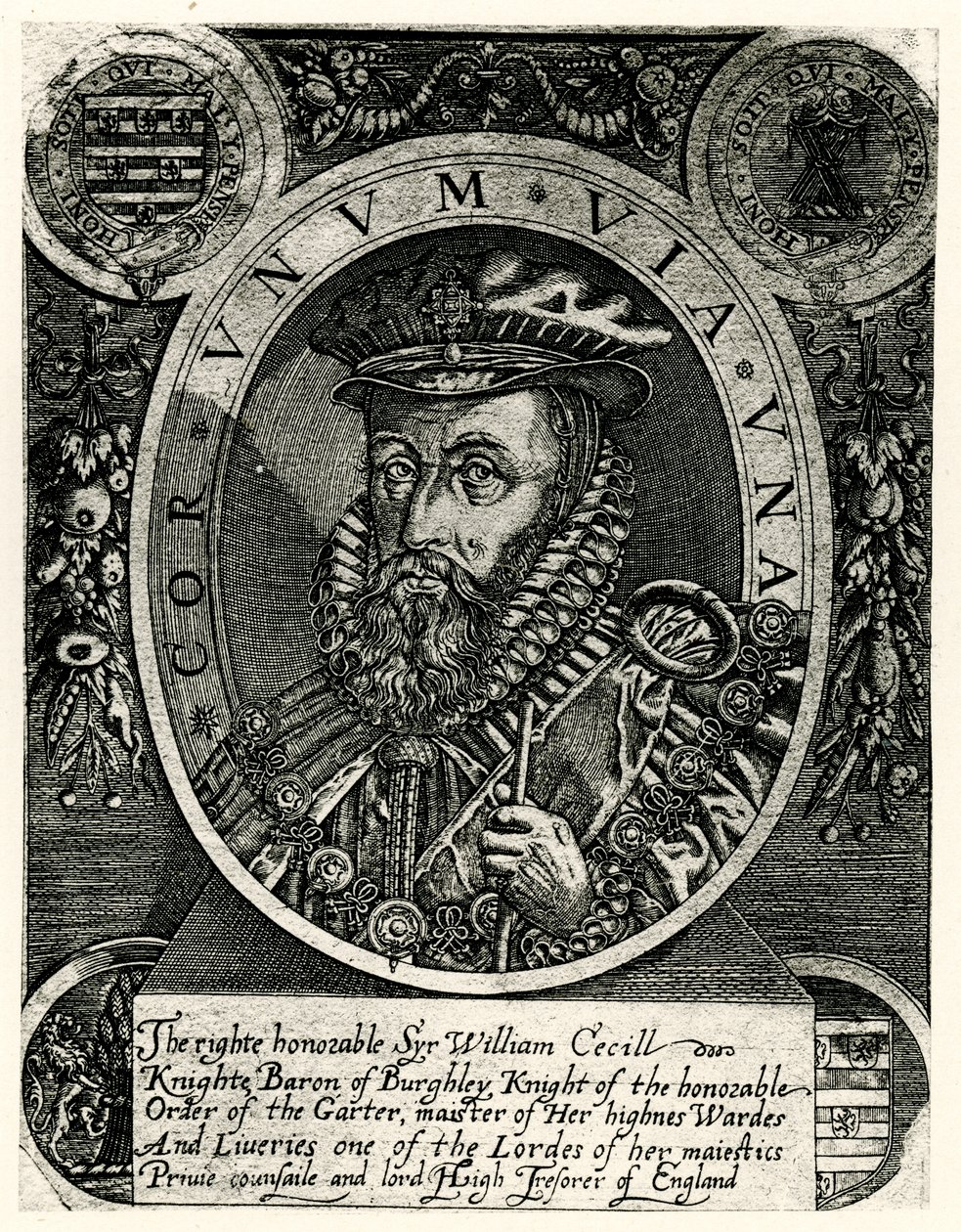 William Cecil Lord Burleigh von German School