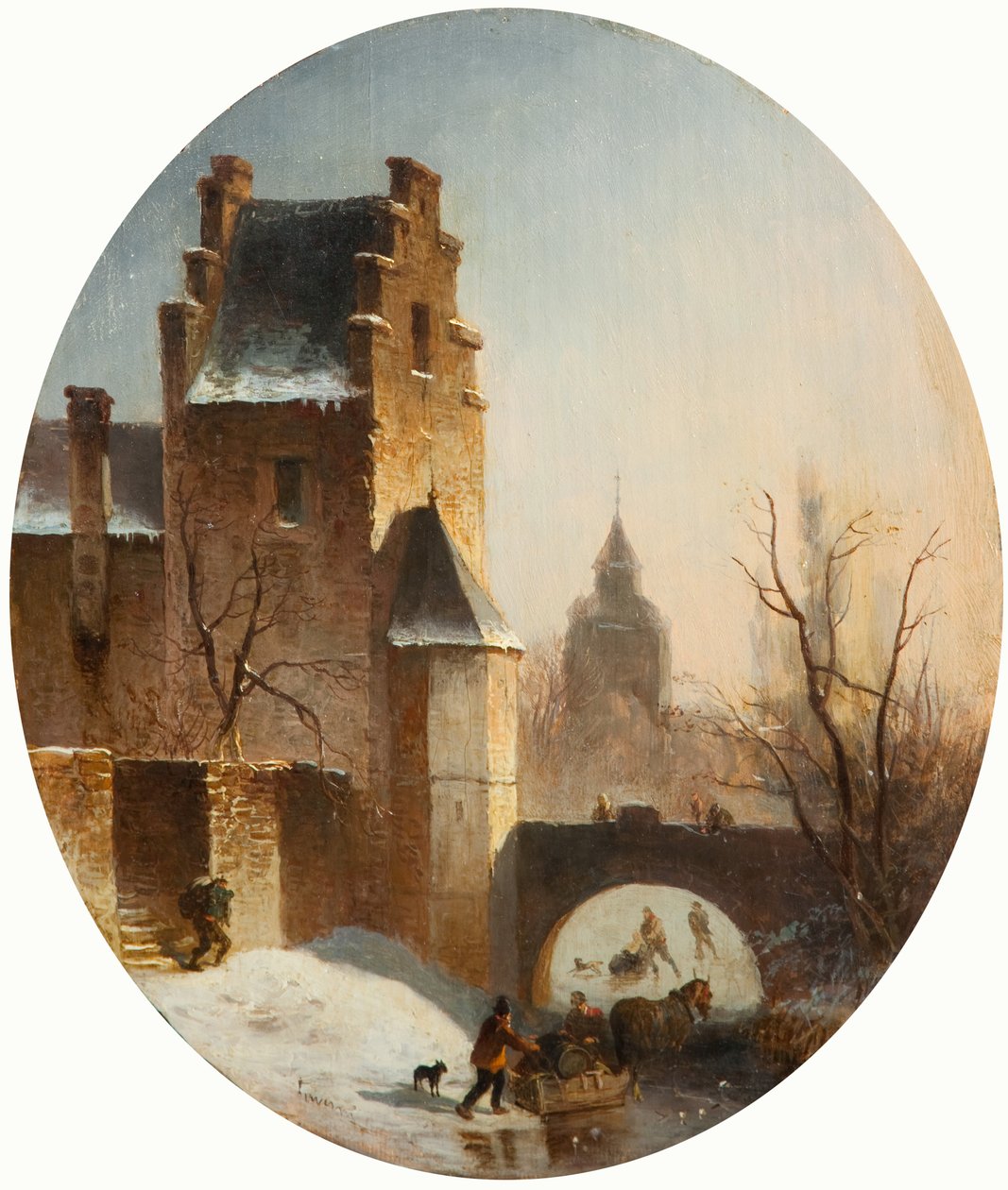 Winterszene von German School