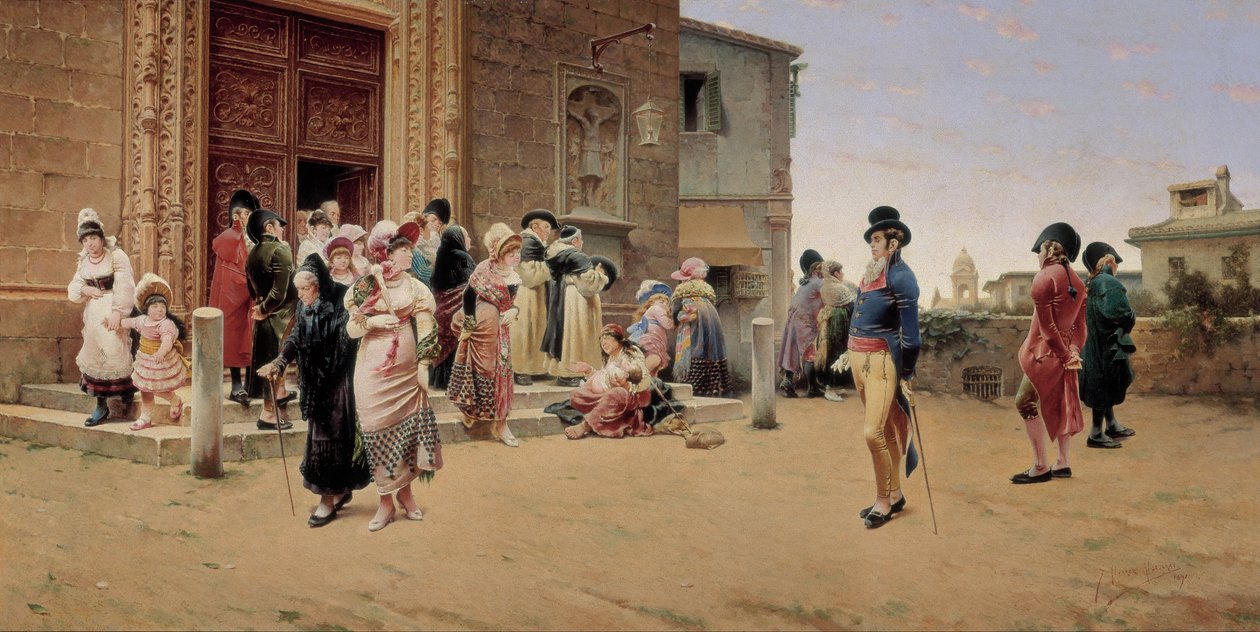 Nach dem Kirchgang von Germán Álvarez Algeciras