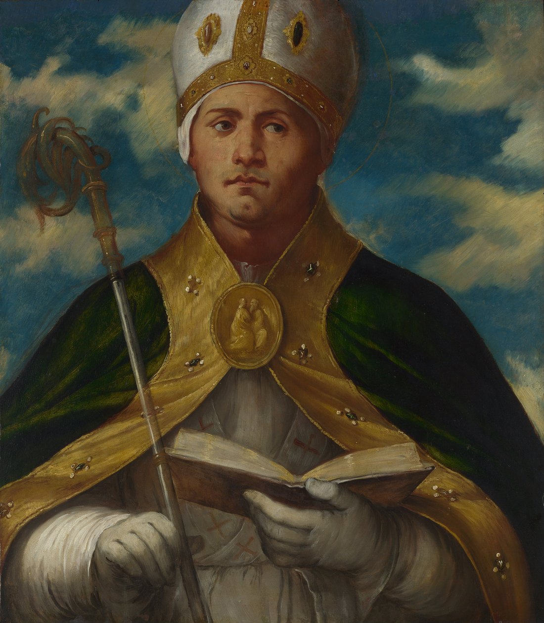 Heiliger Gaudioso, ca. 1524 von Gerolamo Romanino