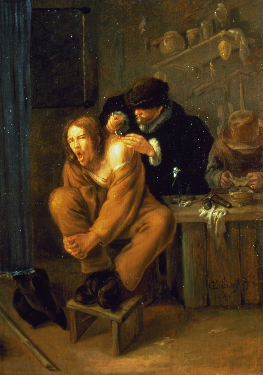 Der Chirurg, 1649 von Gerrit Lundens