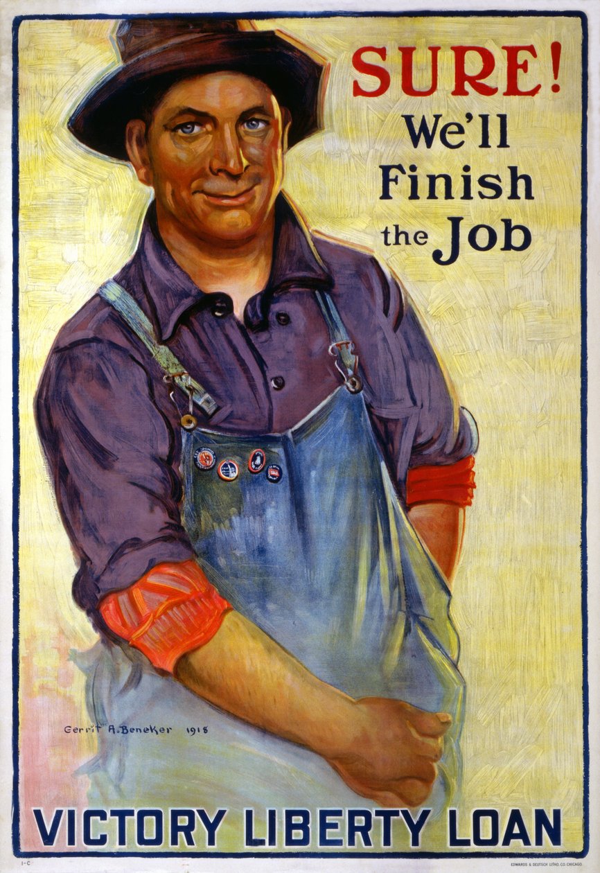 "Sicher! Wir werden den Job beenden" von Gerrit Albertus Beneker