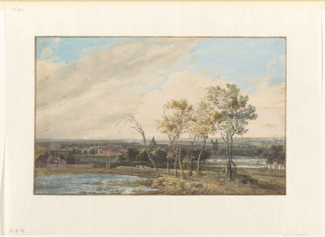 Flusslandschaft von Gerrit Battem