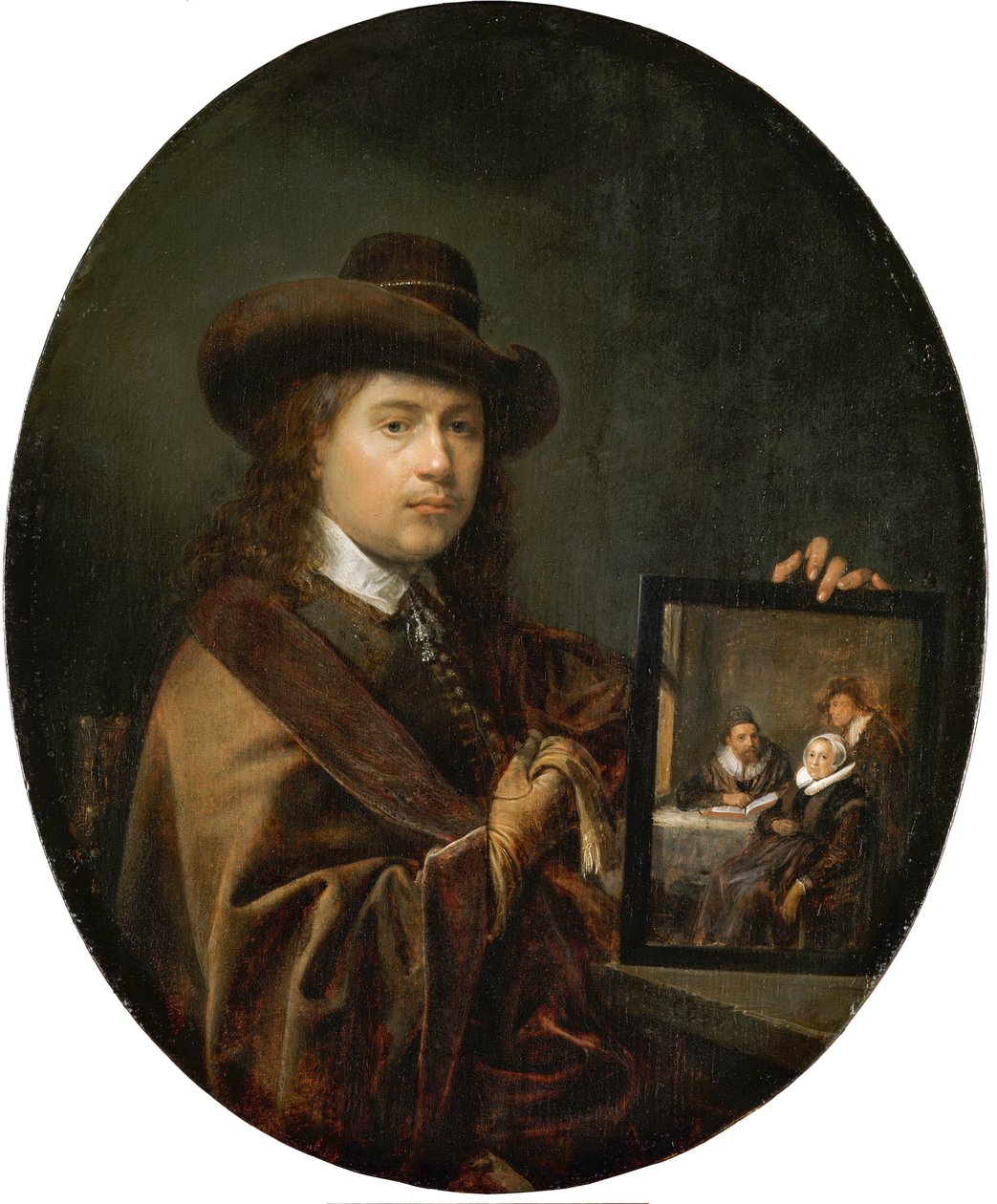 Selbstporträt von Gerrit Dou