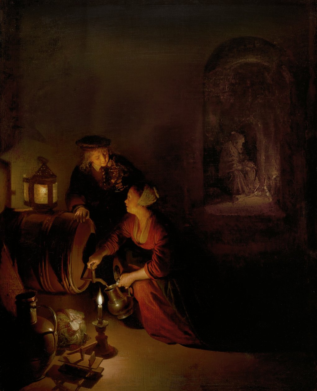 Der Weinkeller von Gerrit Dou
