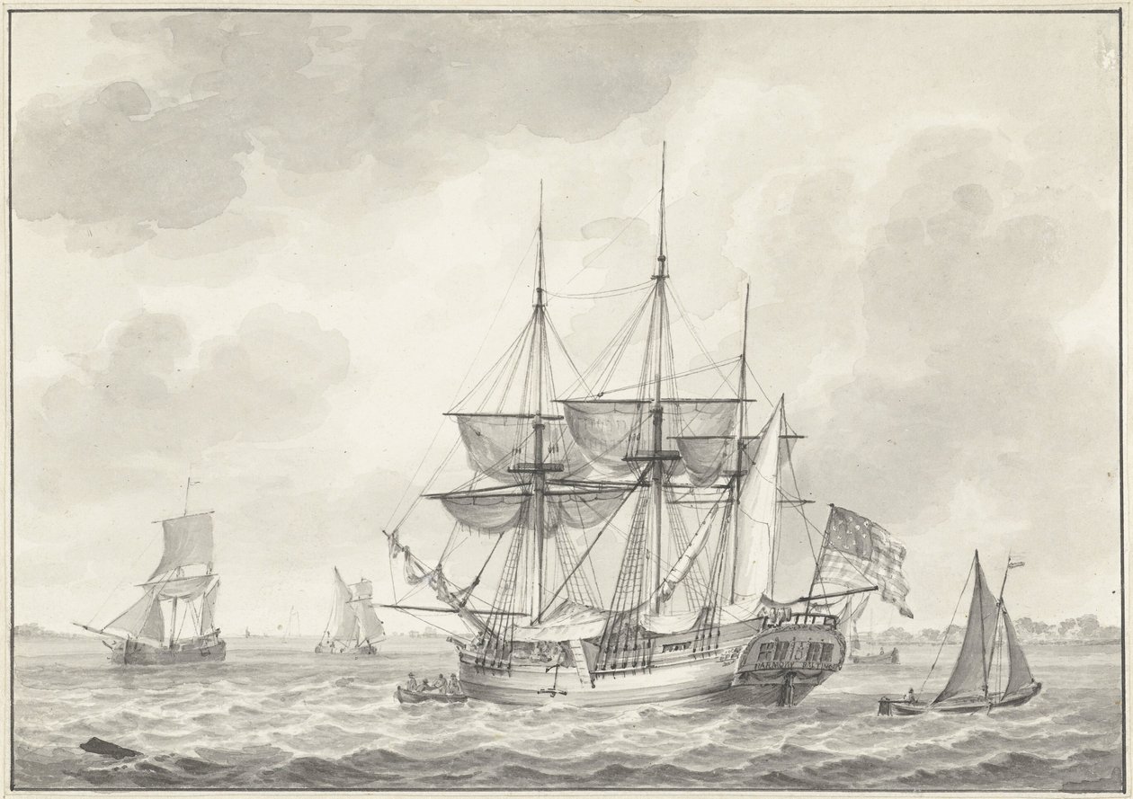 Das amerikanische Schiff Harmony Baltimore von Gerrit Groenewegen