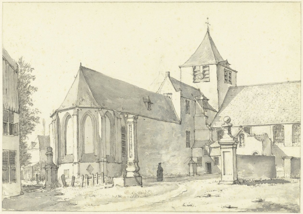 Die Kirche in Laeken bei Brüssel von Gerrit Lamberts