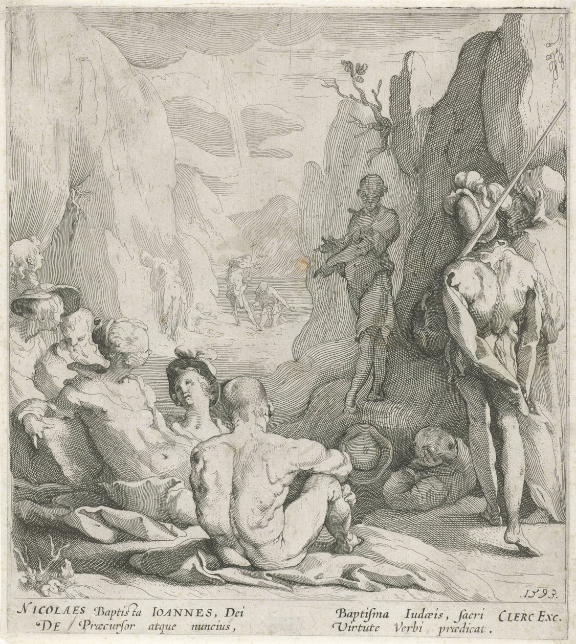 Predigt von Johannes dem Täufer von Gerrit Pietersz. Sweelink