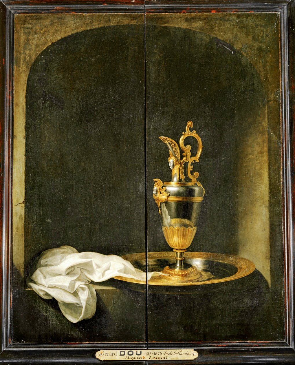 Der silberne Krug von Gerrit or Gerard Dou