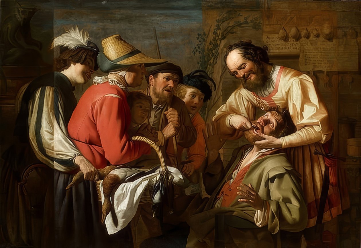 Der Zahnzieher von Gerrit van Honthorst