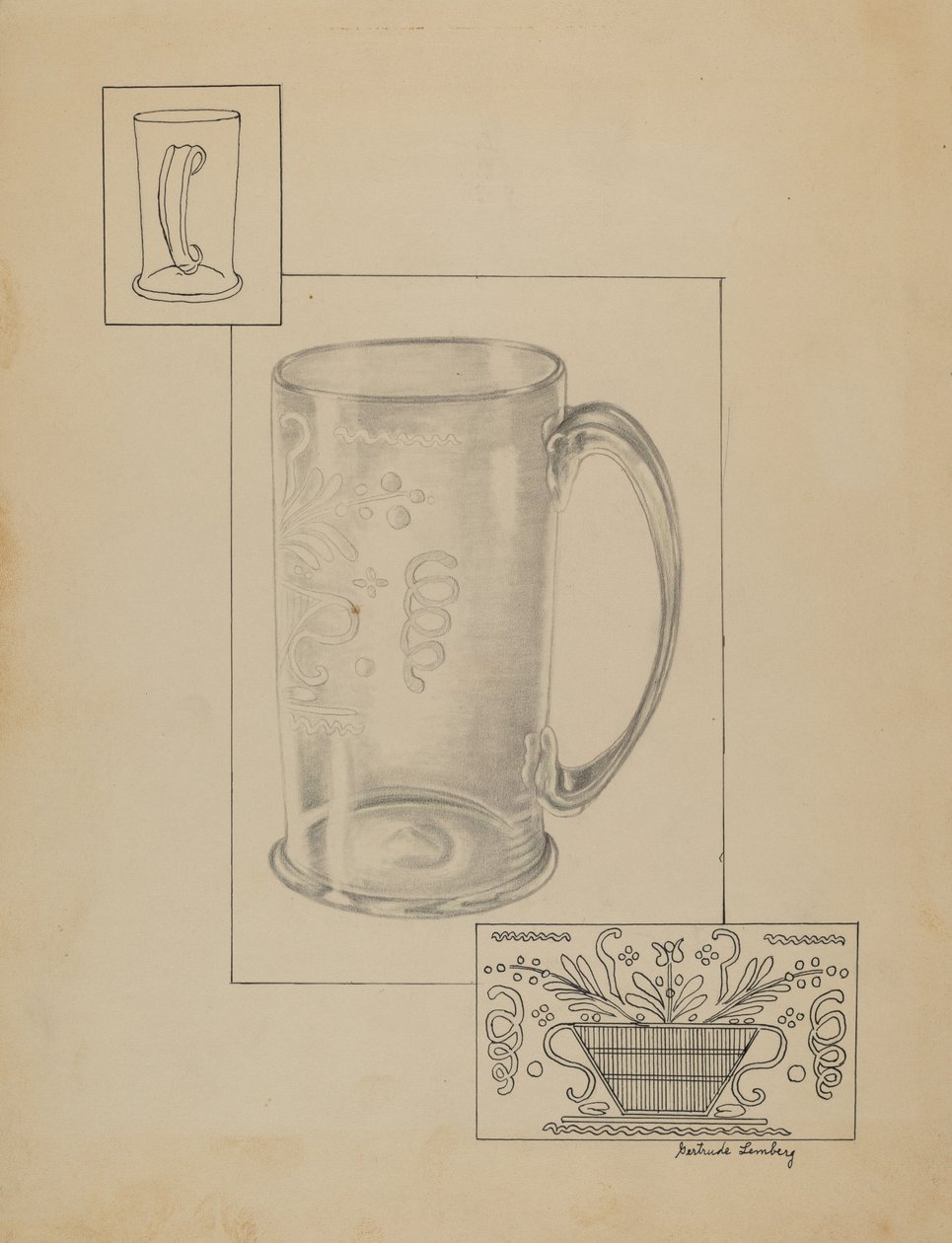 Becher von Gertrude Lemberg