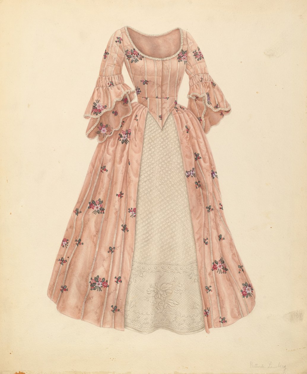 Reifrockkleid von Gertrude Lemberg
