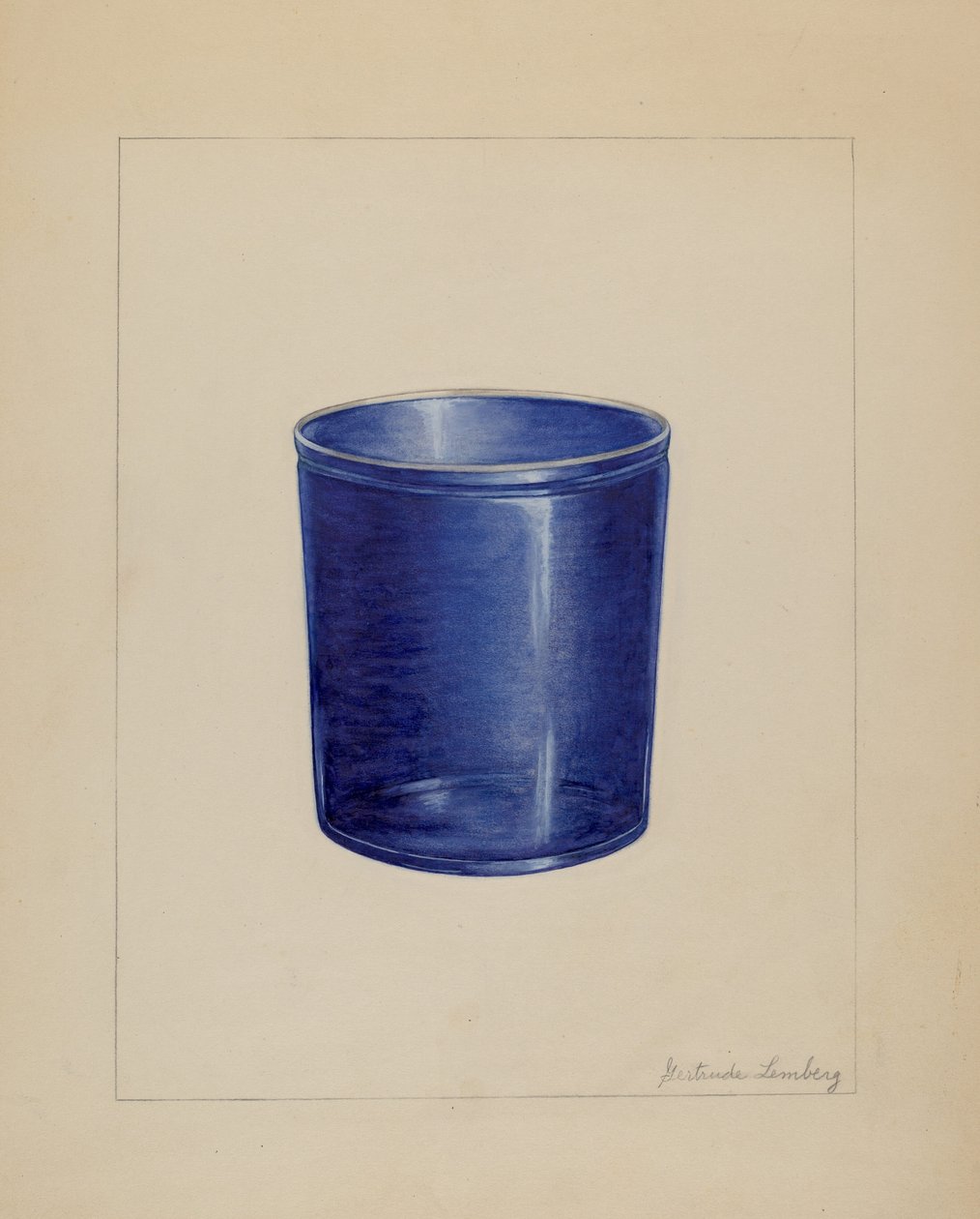Tumbler, ca. 1937 von Gertrude Lemberg