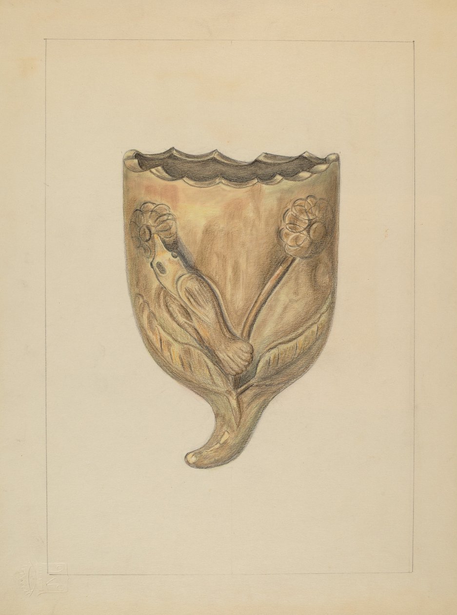 Wandtasche für Blumen von Gertrude Lemberg