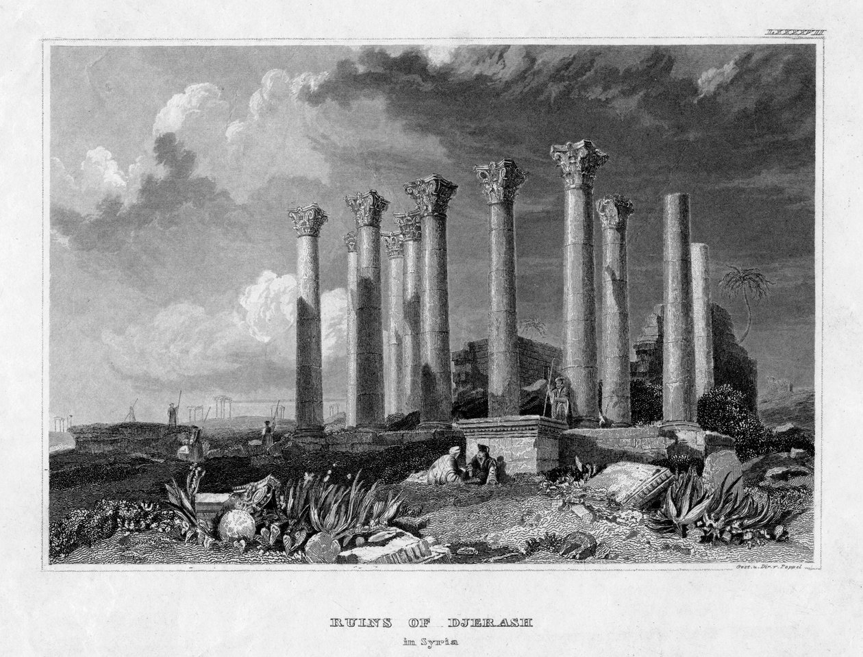 Die Ruinen von Djerash, Syrien von Gest