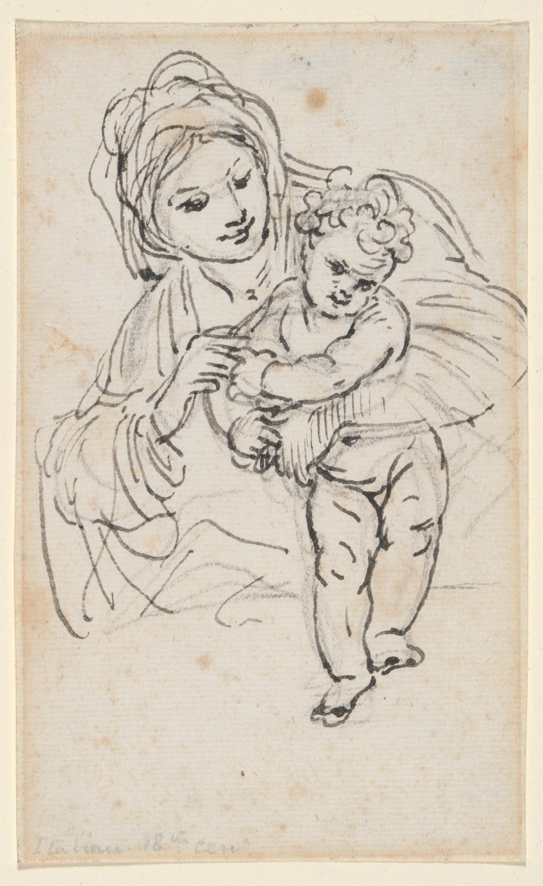 Madonna und Kind von Giacinto Calandrucci