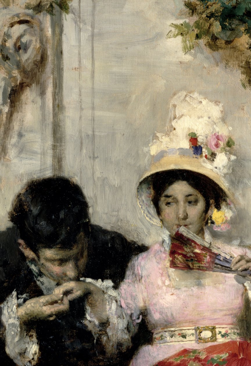 Die Erklärung (Detail) von Giacomo Favretto